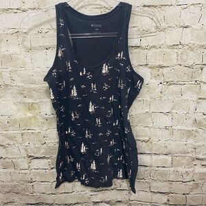Columbia Gray Mountain Elk Outdoor Tank Top